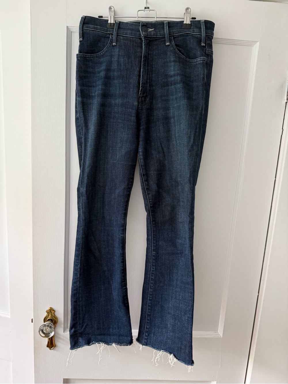 Mother Hustler Ankle Fray Jeans 27